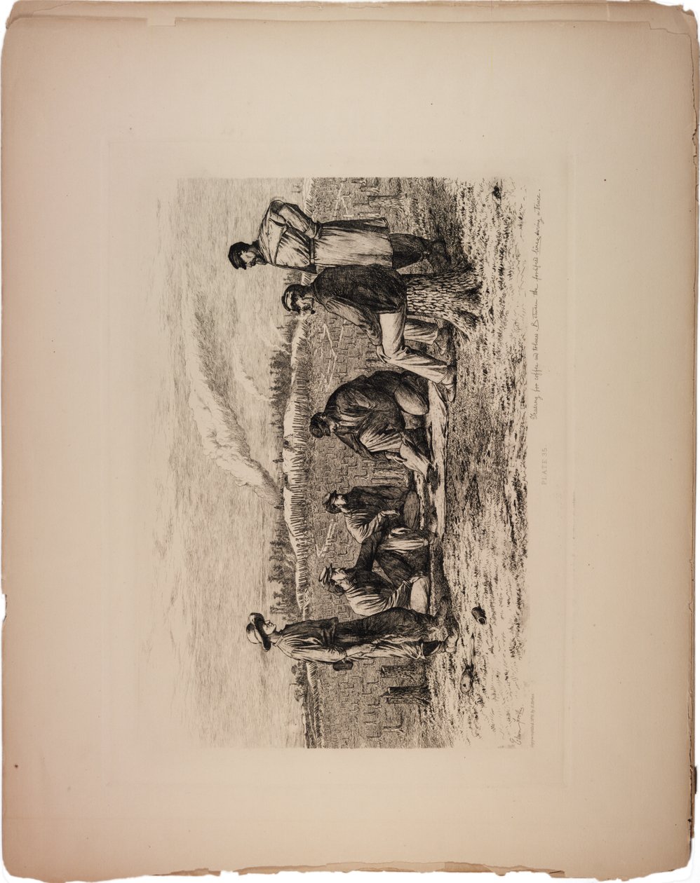 Trafik mellan linjerna, 1876 av Edwin Austin Forbes