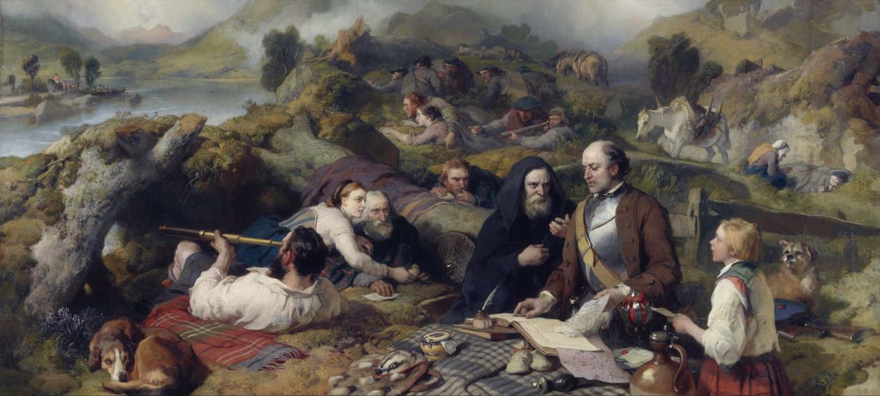 Rent-day in the Wilderness av Edwin Landseer