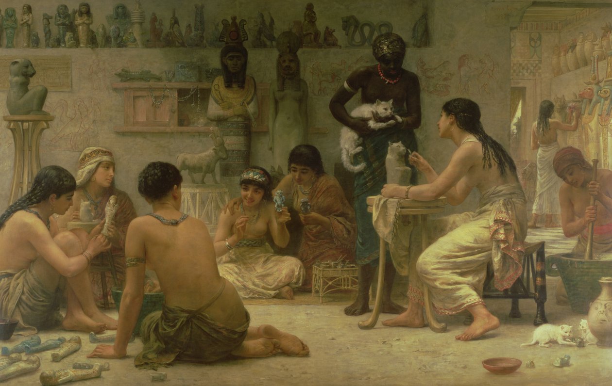 Gudarna och deras skapare, 1878 av Edwin Longsden Long