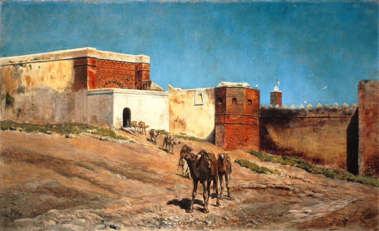 Husvagnar avgår, 1879 av Edwin Lord Weeks