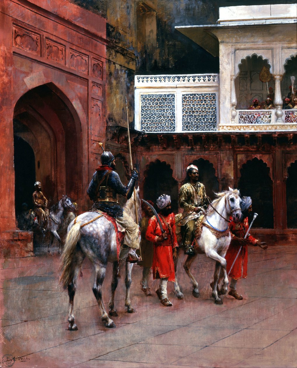Indiska prinsen, Agras palats av Edwin Lord Weeks