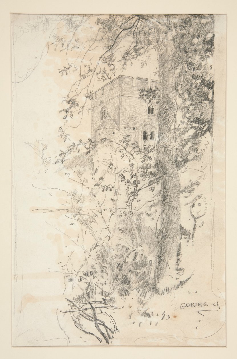 Arkitektstudie: av Edwin Austin Abbey