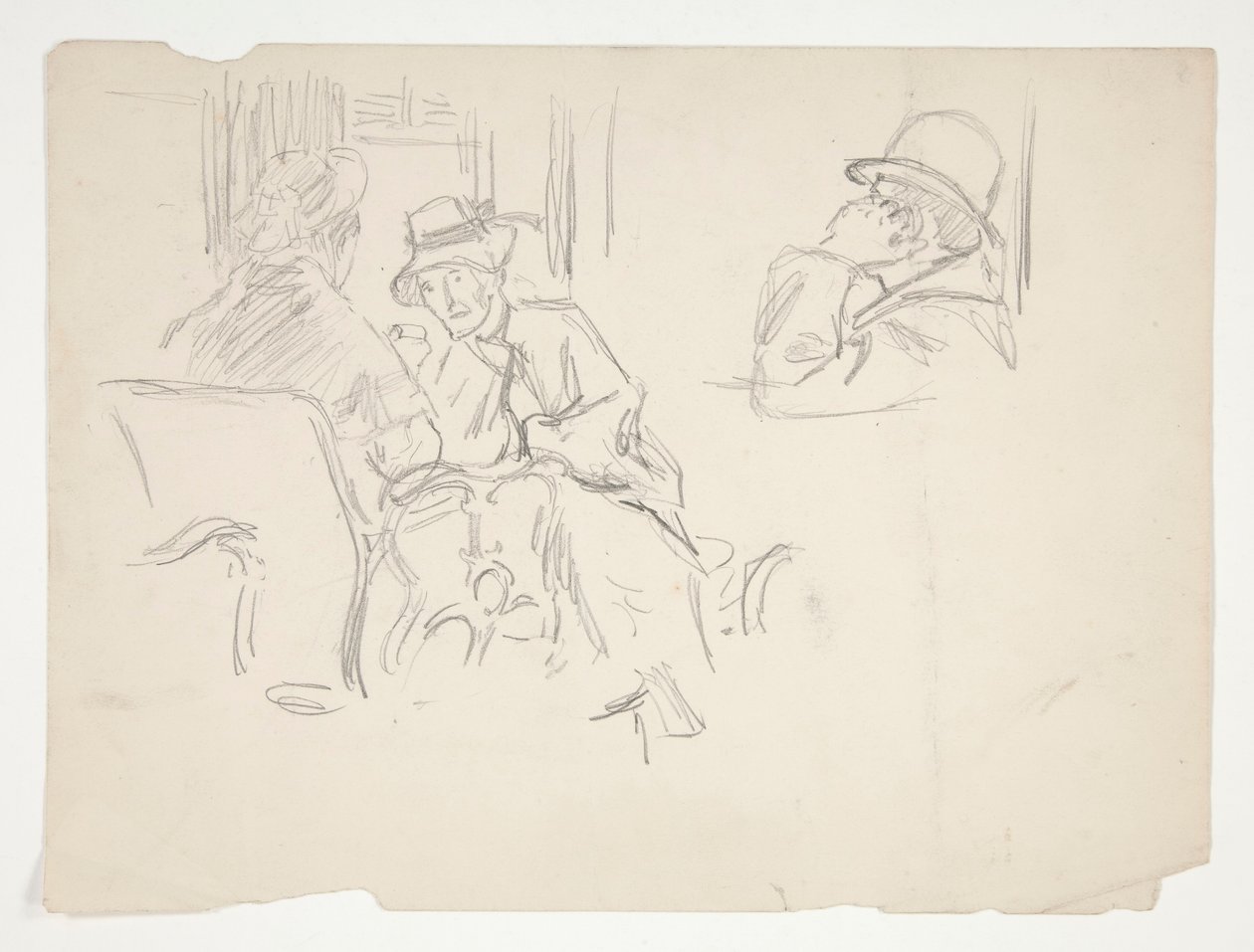 Café scen av Edwin Austin Abbey