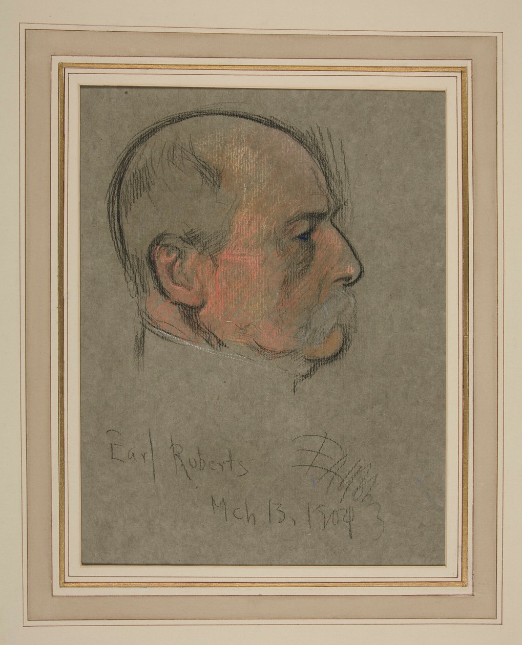 Kröning av Edward VII Porträtt: Frederick Sleigh Roberts, Earl av Edwin Austin Abbey
