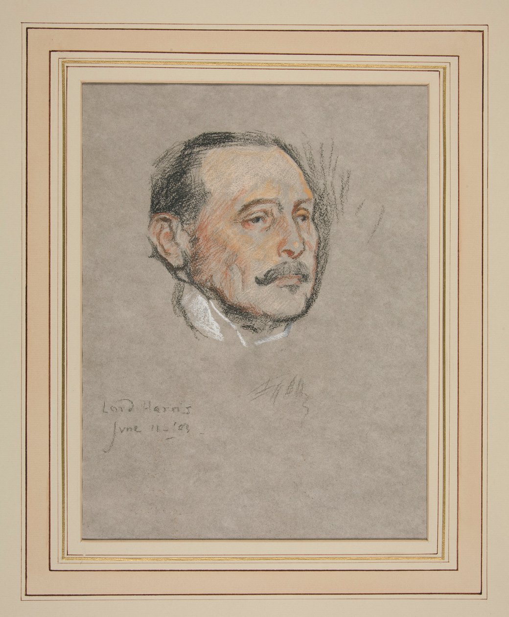Kröning av Edward VII Porträtt: George Canning Harris, baron av Edwin Austin Abbey