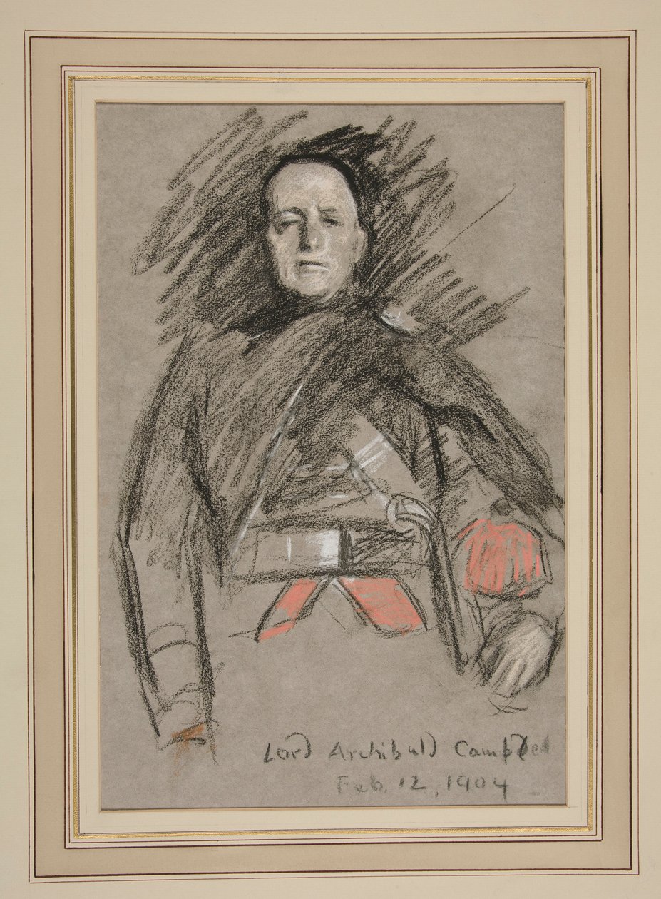 Kröning av Edward VII Porträtt: Lord Archibald Campbell av Edwin Austin Abbey