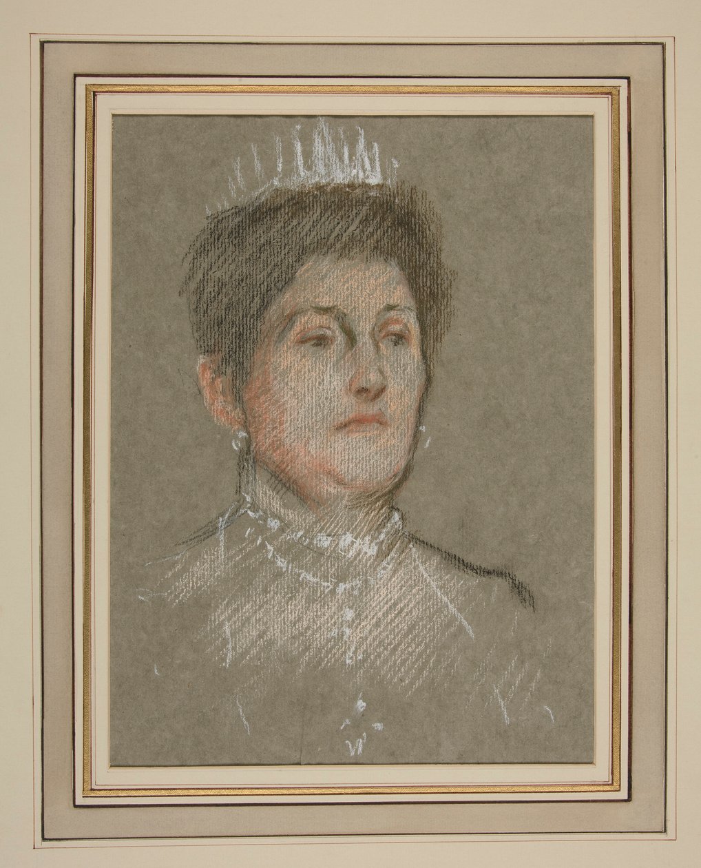 Kröning av Edward VII Porträtt: Prinsessan Beatrice av Battenberg av Edwin Austin Abbey