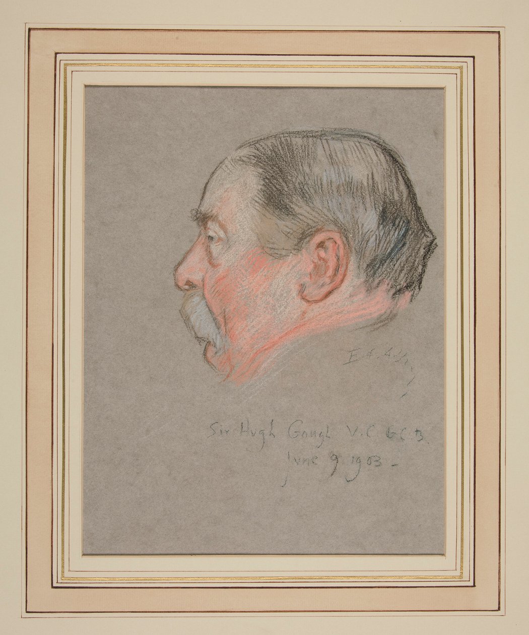 Kröning av Edward VII Porträtt: Sir Hugh Henry Gough av Edwin Austin Abbey