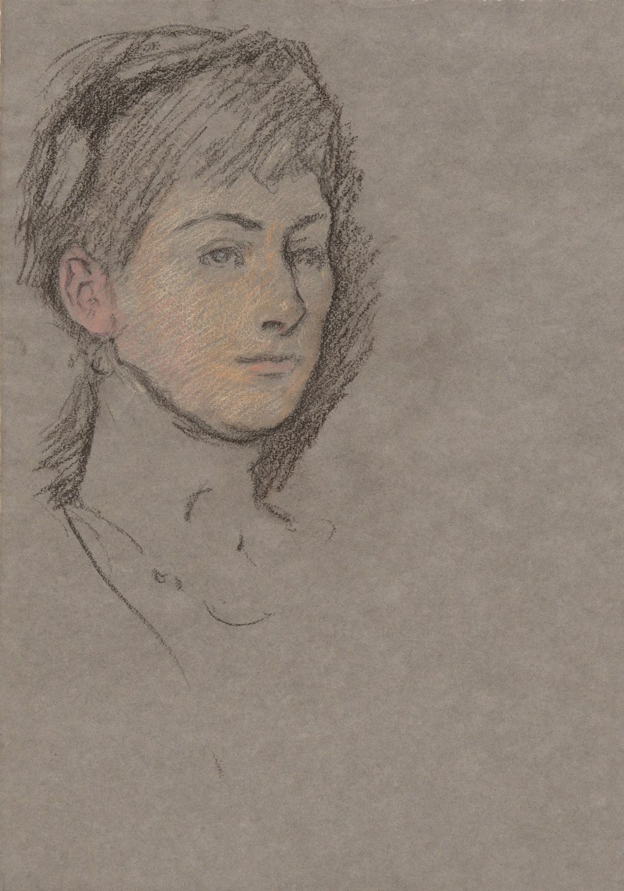 Kröning av Edward VII-porträtt(?) - oidentifierad sitter av Edwin Austin Abbey