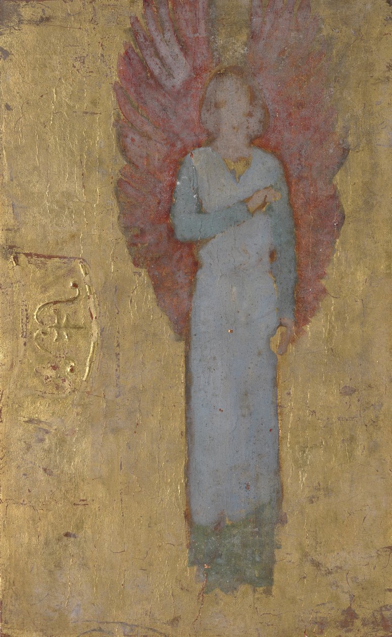 Figurstudie av en ängel av Edwin Austin Abbey