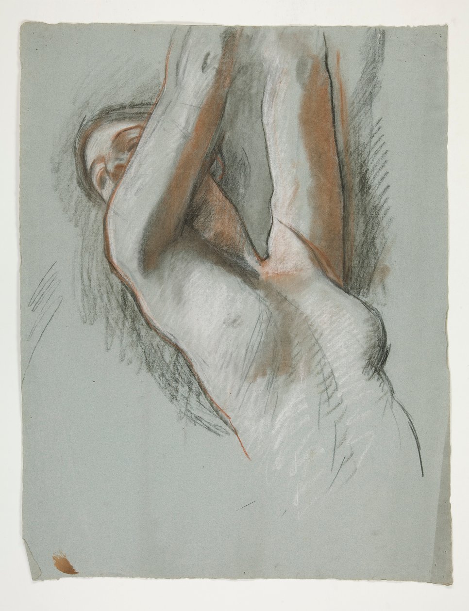 Figurstudie för av Edwin Austin Abbey