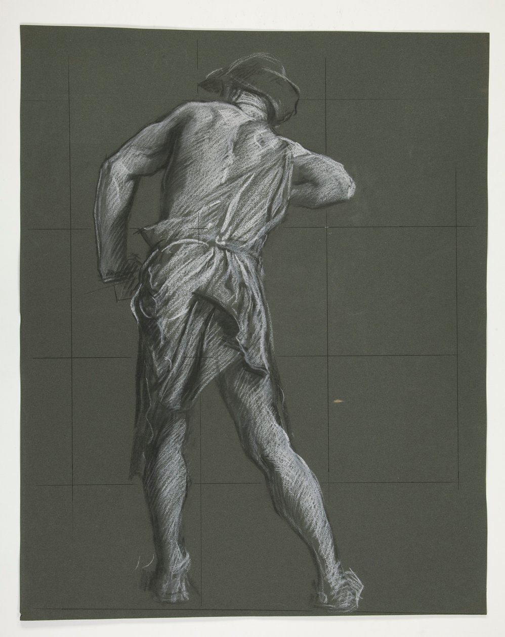 Figurstudie för av Edwin Austin Abbey
