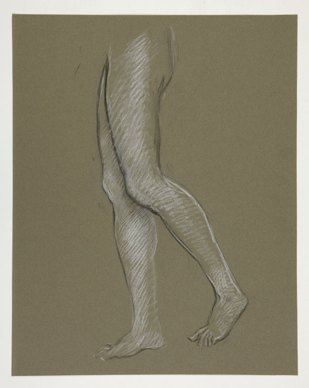 Figurstudie för av Edwin Austin Abbey