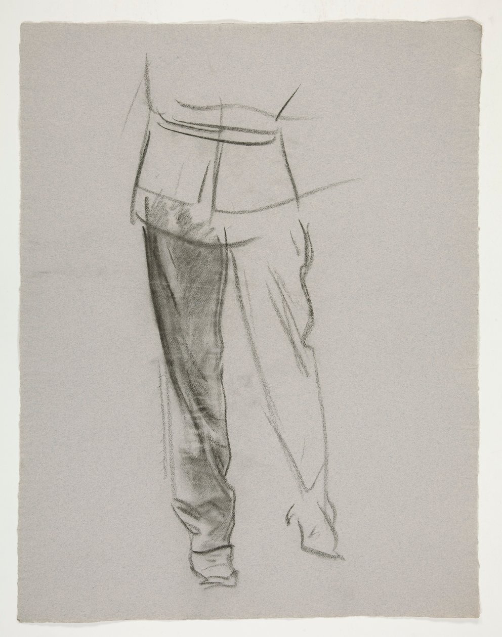 Figurstudie för av Edwin Austin Abbey