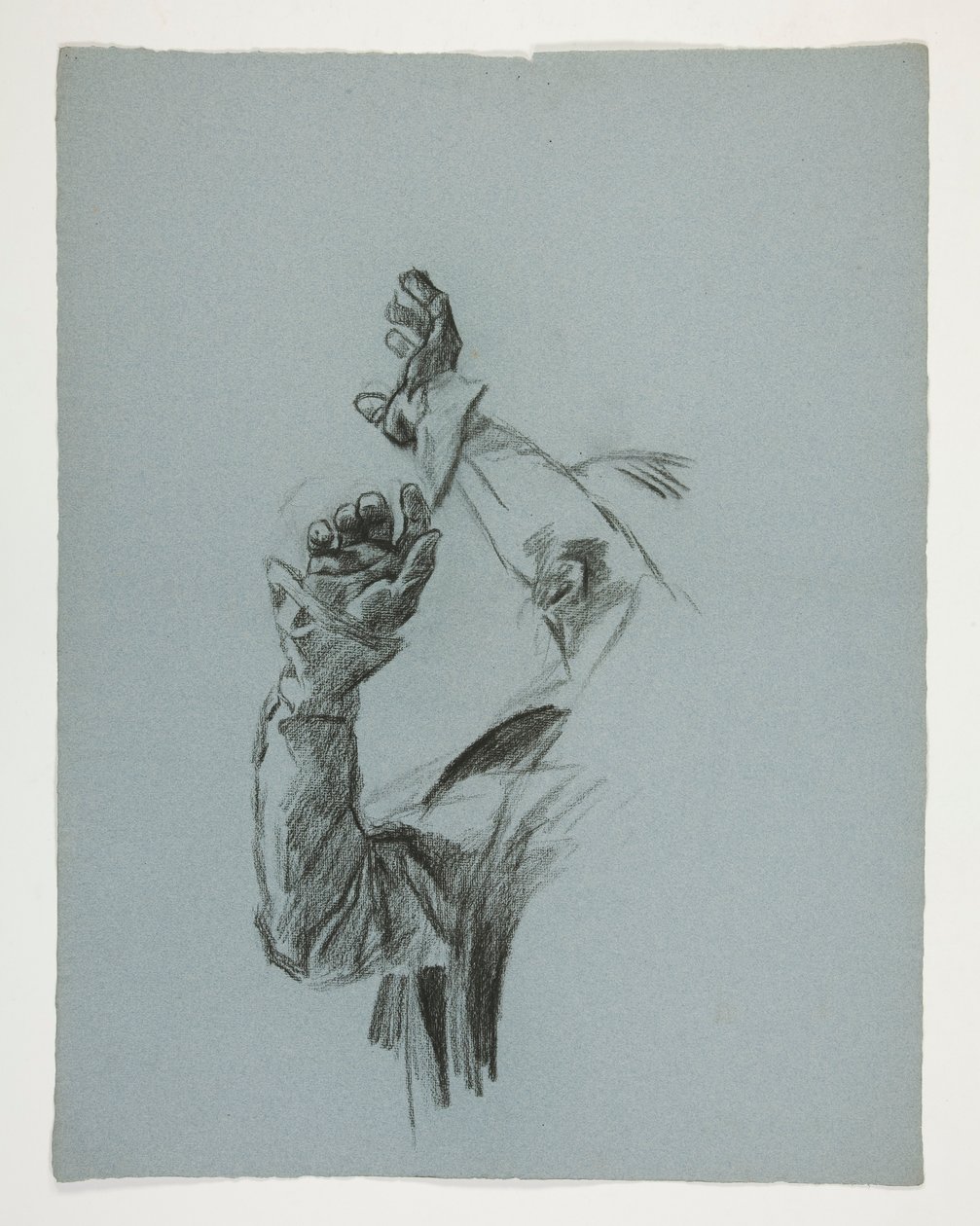 Figurstudie för kung Arthur av Edwin Austin Abbey
