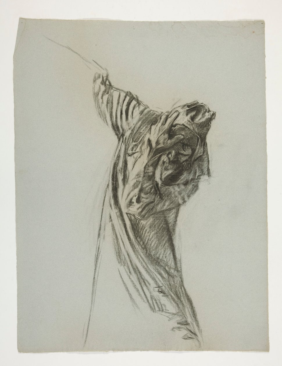 Figurstudie för kung Arthur av Edwin Austin Abbey