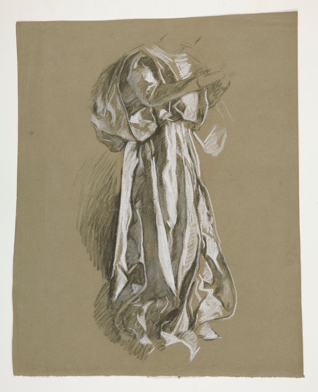 Figurstudie för Infant Galahad, från The Quest of the Holy Grail (första av en serie av femton väggmålningar för Boston Public Library, färdig 1901) av Edwin Austin Abbey