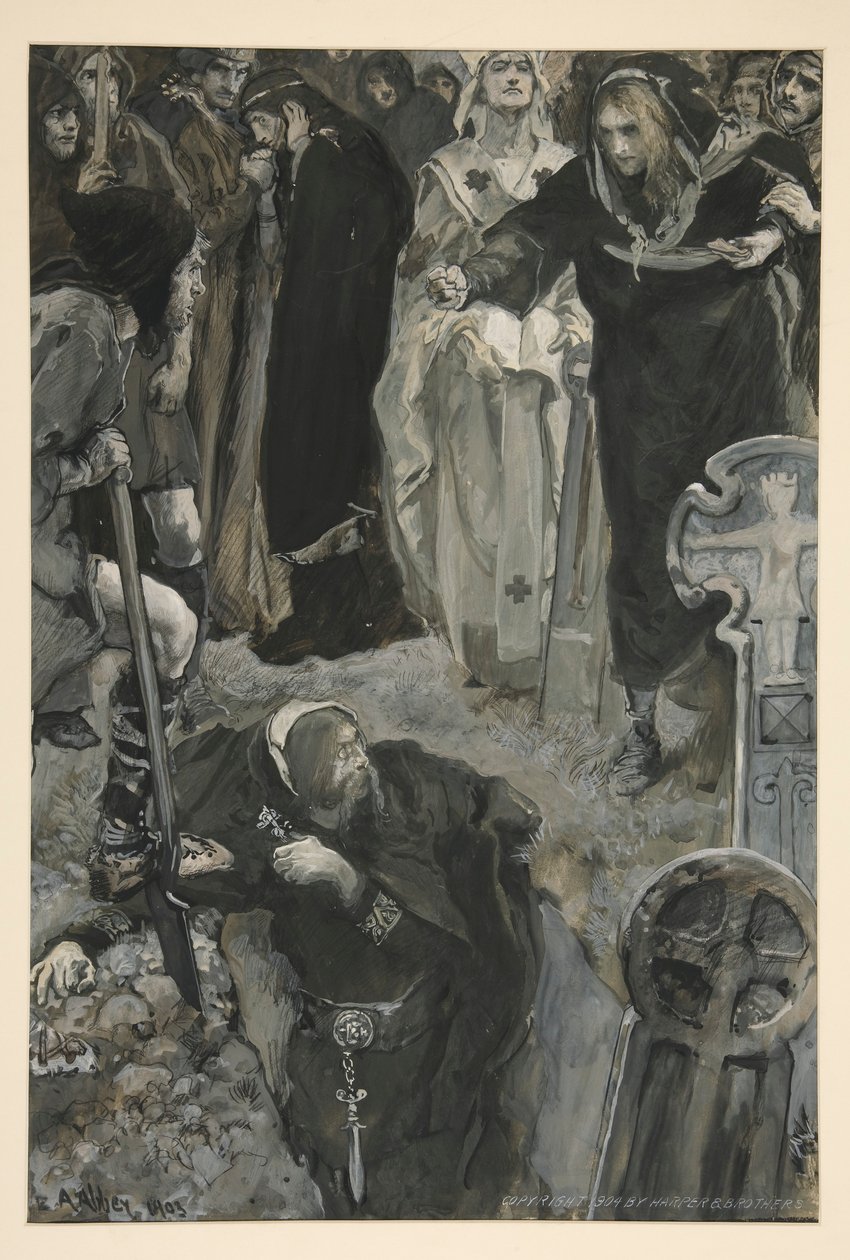 Liten by: av Edwin Austin Abbey