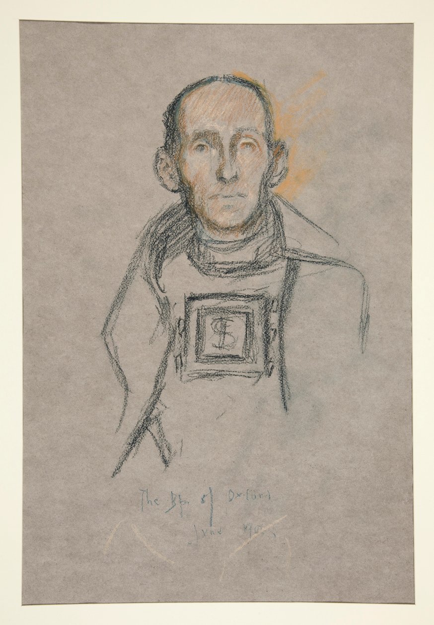 Head and Shoulders, Kröning av Edward VII porträtt av Edwin Austin Abbey