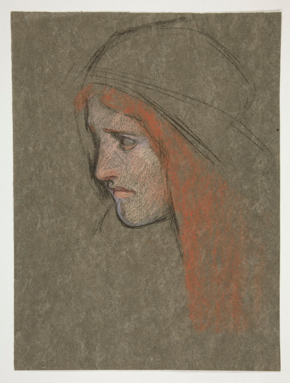 Chef för Cordelia, från kung Lear av Edwin Austin Abbey