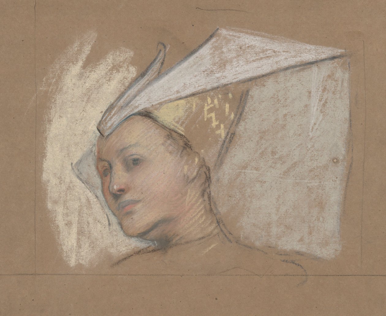 Chef för Lady Anne, från Richard III av Edwin Austin Abbey