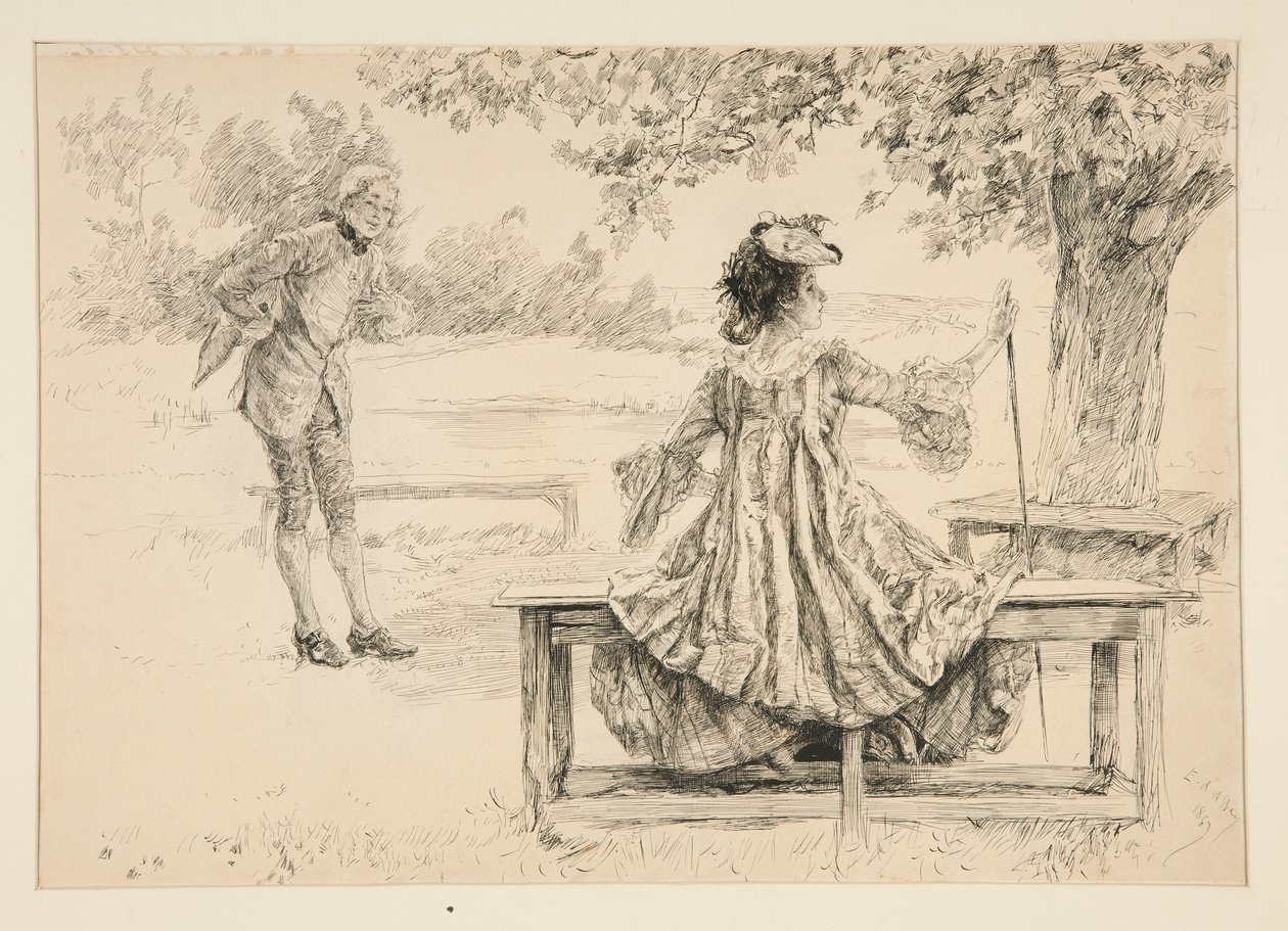 Illustration för av Edwin Austin Abbey