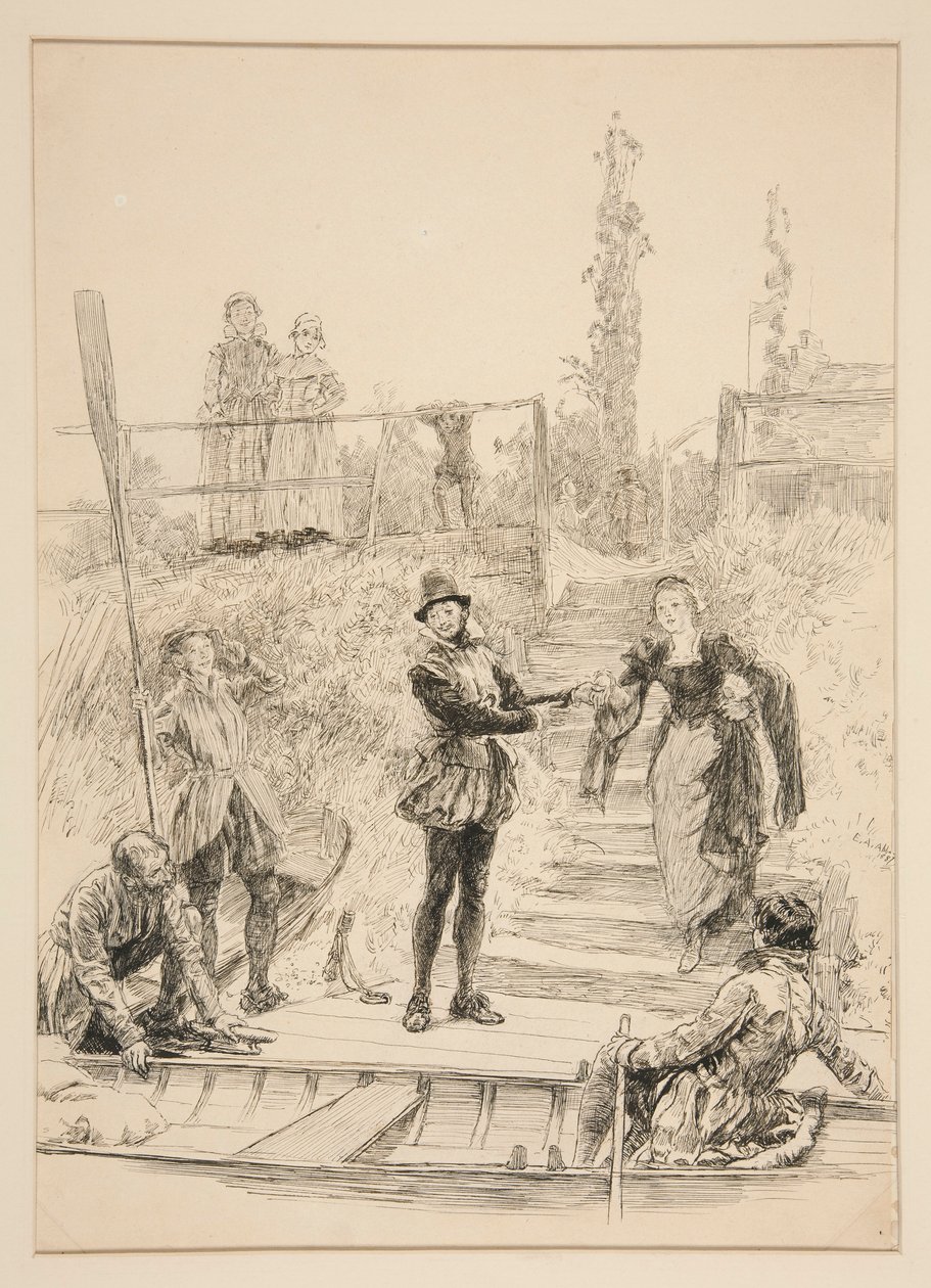 Illustration för av Edwin Austin Abbey