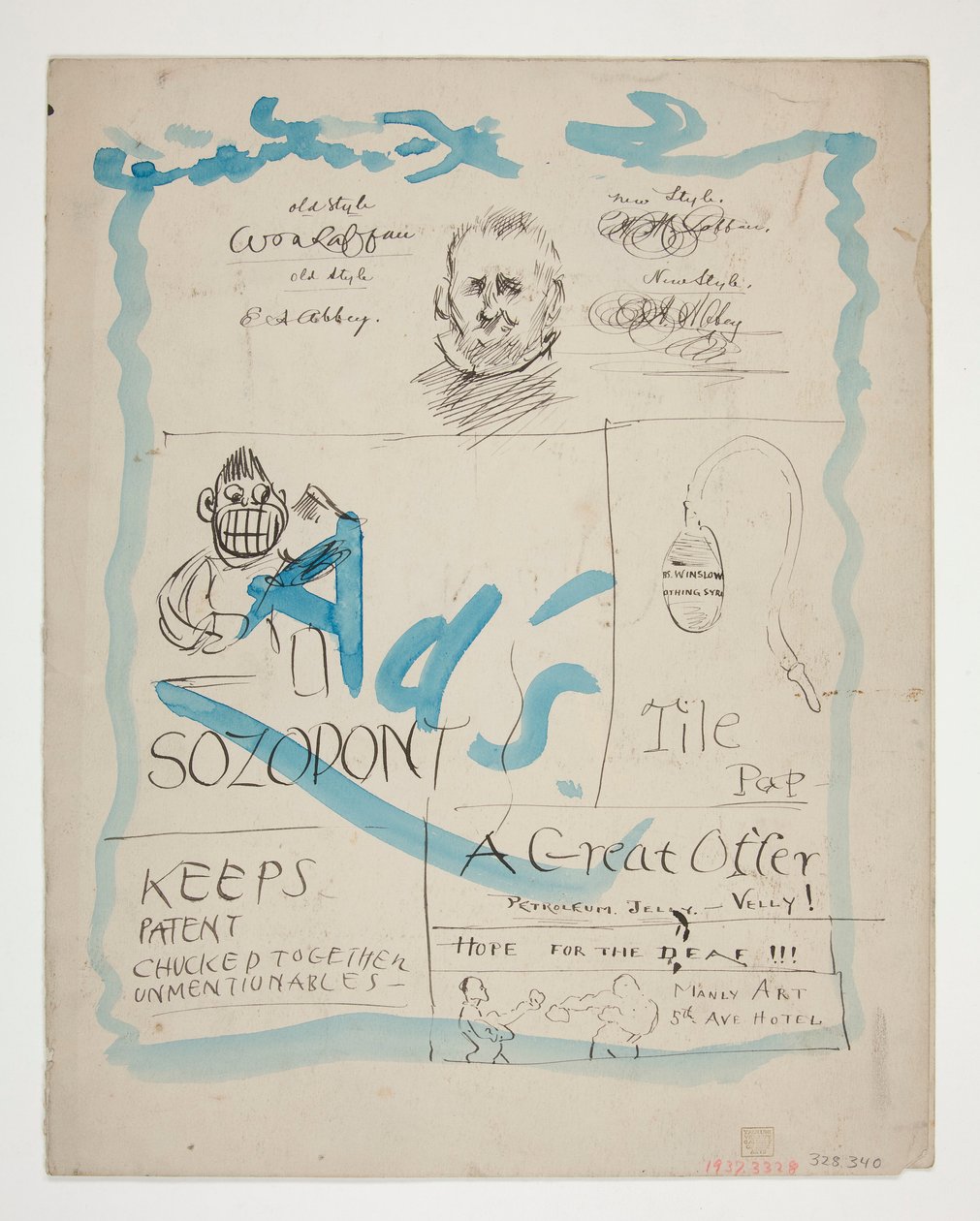 Illustration till tidningen The Tile Club? av Edwin Austin Abbey