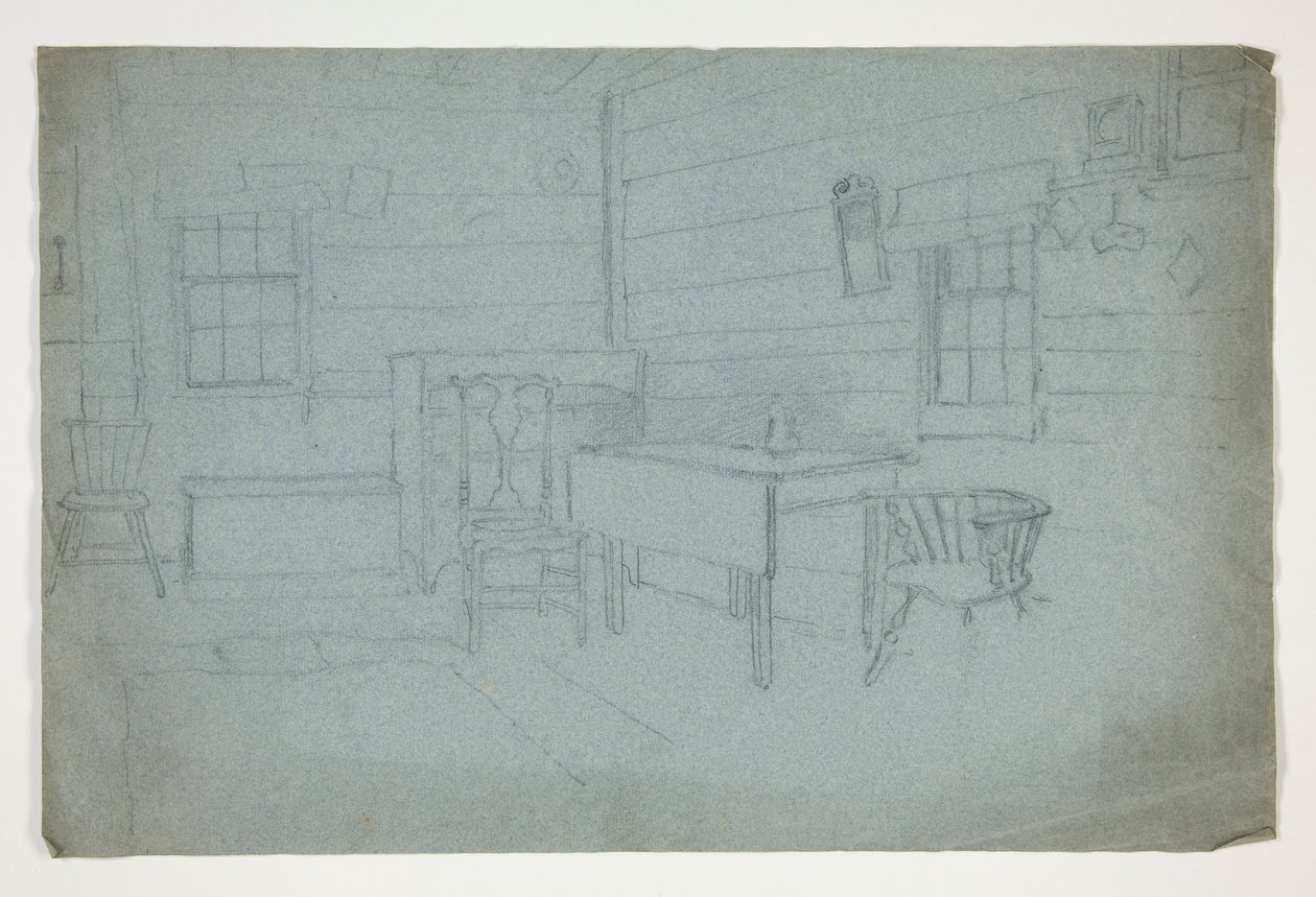 Interiörstudie av Edwin Austin Abbey