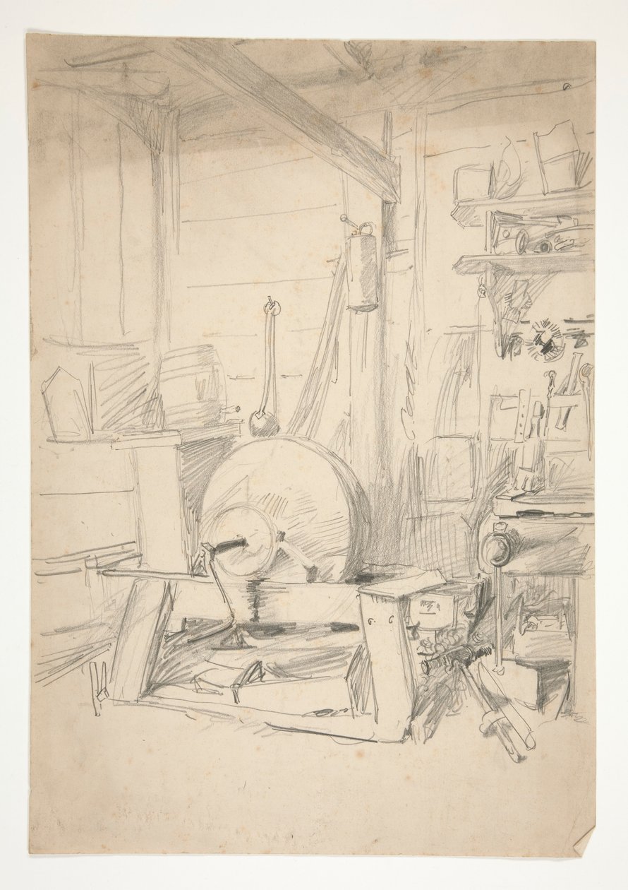 Interiörstudie av Edwin Austin Abbey