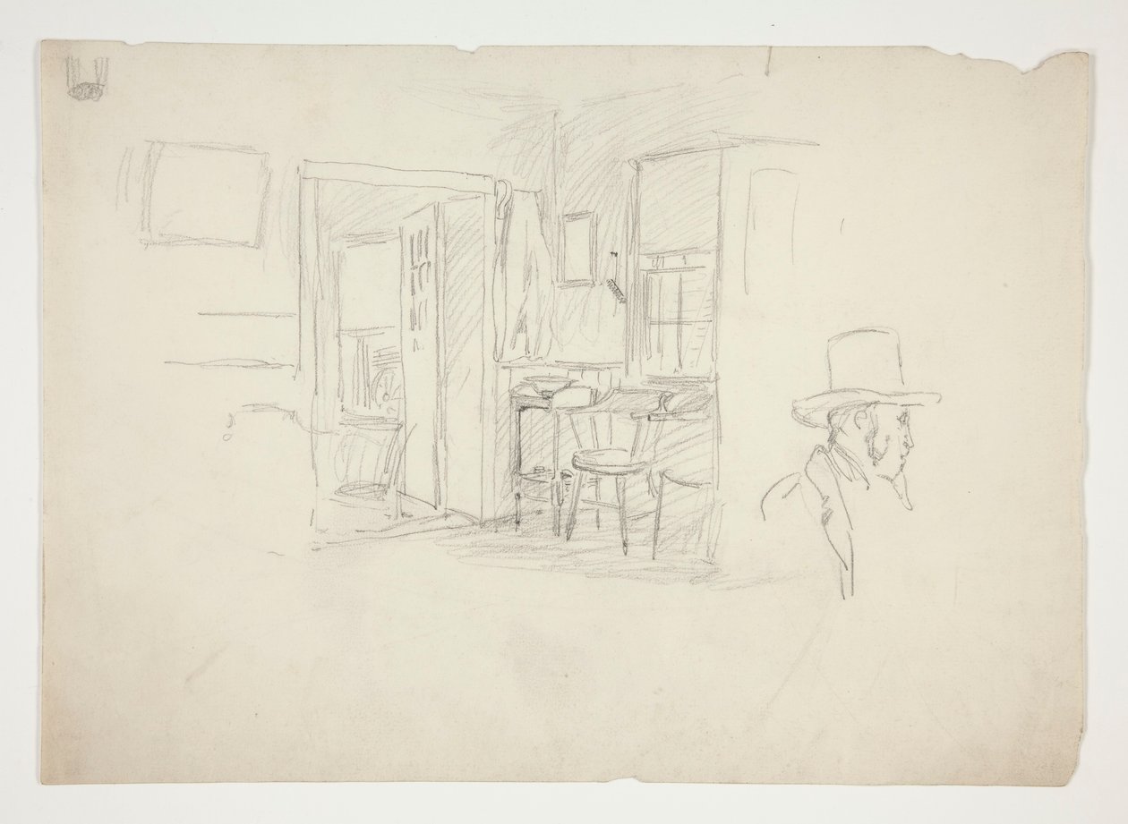 Interiörstudie av Edwin Austin Abbey