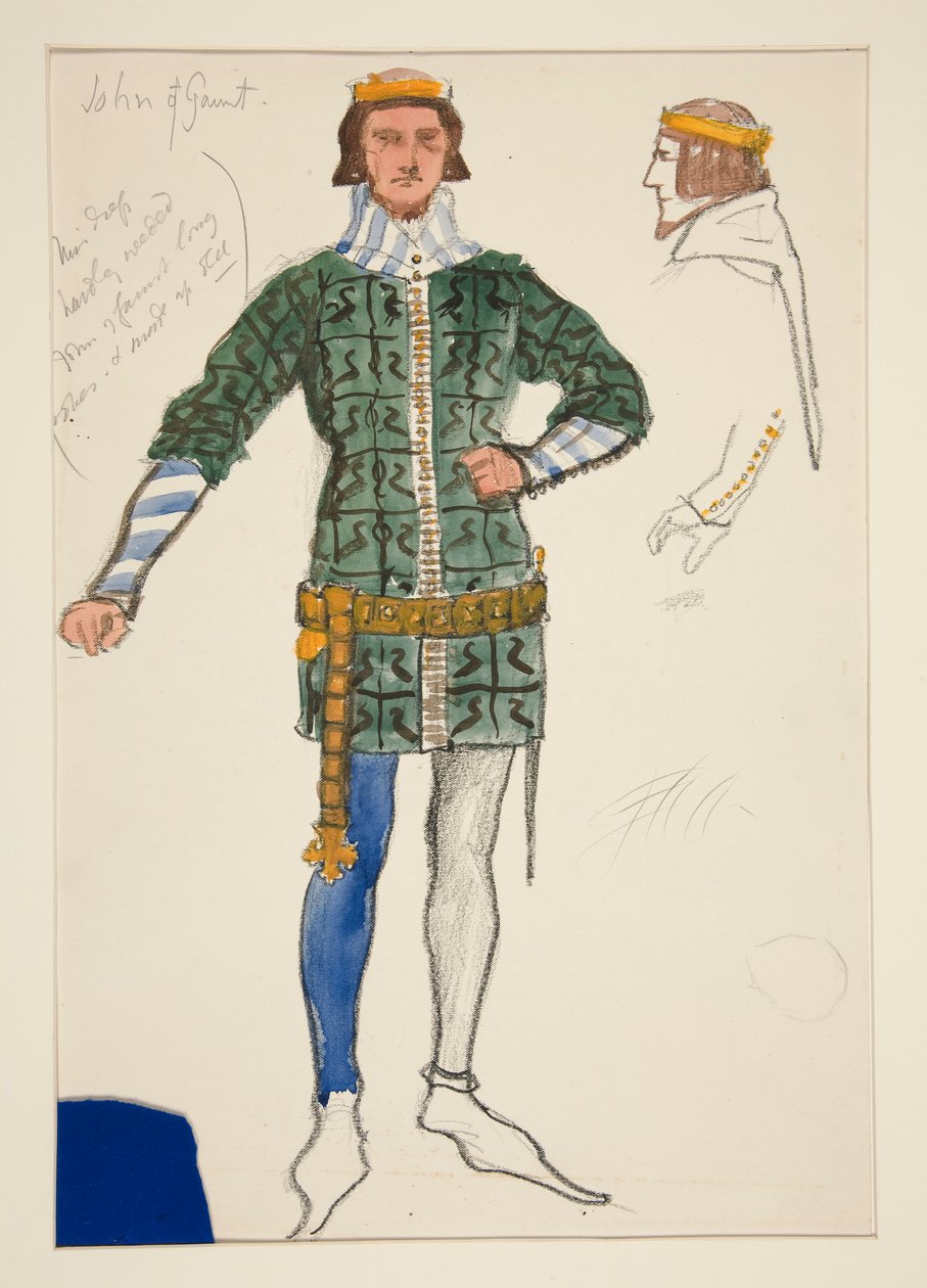 John of Gaunt, kostymskiss för Henry Irving av Edwin Austin Abbey