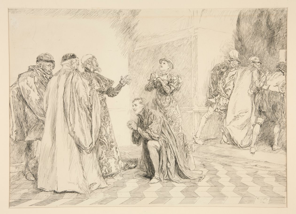 Skinande: av Edwin Austin Abbey