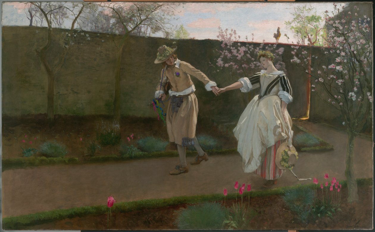 första maj morgon av Edwin Austin Abbey