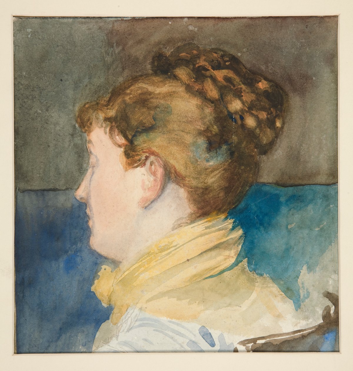Porträtt av Mrs Abbey av Edwin Austin Abbey