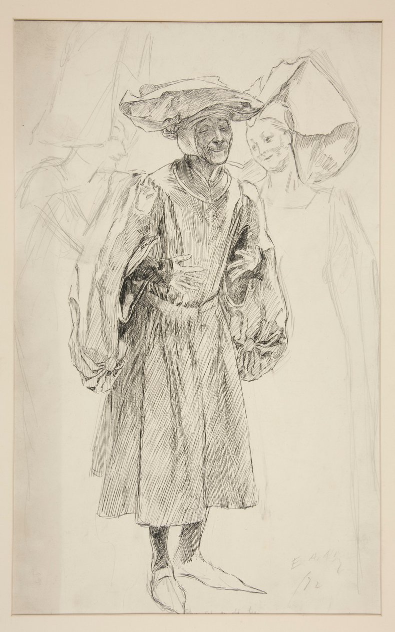 Rosalin och Maria: av Edwin Austin Abbey