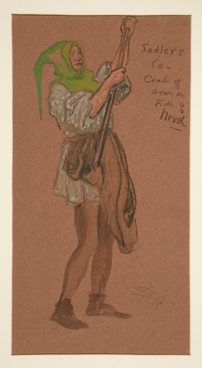 Sadlers Costume, kostymskiss för Henry Irving av Edwin Austin Abbey