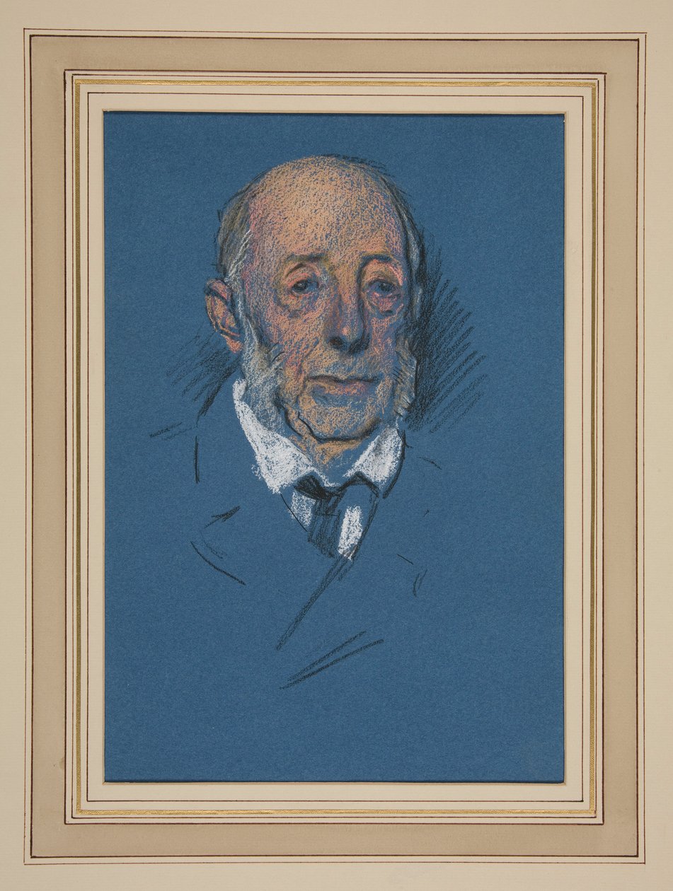 Studie. Äldre man för kröning av Edwin Austin Abbey