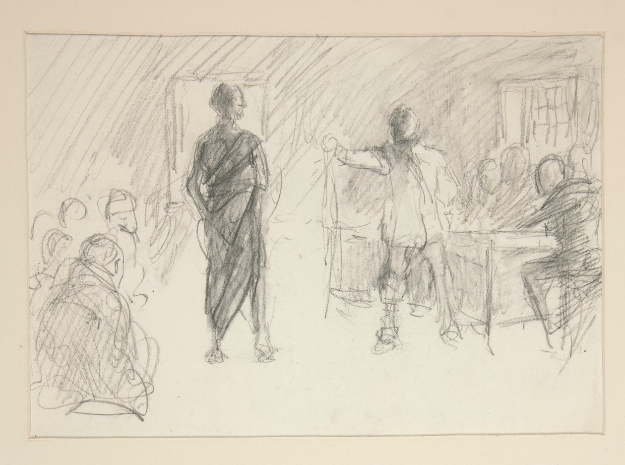 Studera inför av Edwin Austin Abbey