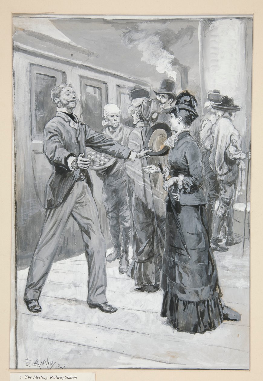 Studera inför av Edwin Austin Abbey
