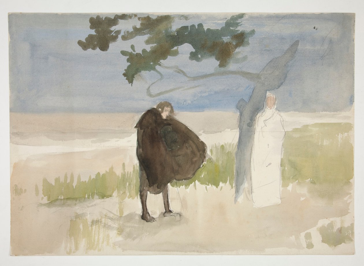Studera inför av Edwin Austin Abbey