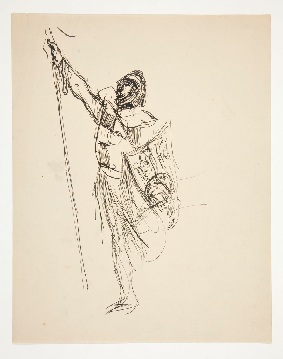 Study for Crusaders Sighting Jerusalem (oljemålning) av Edwin Austin Abbey