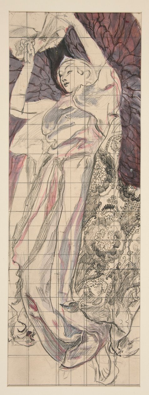 Studera för Louis Comfort Tiffany av Edwin Austin Abbey