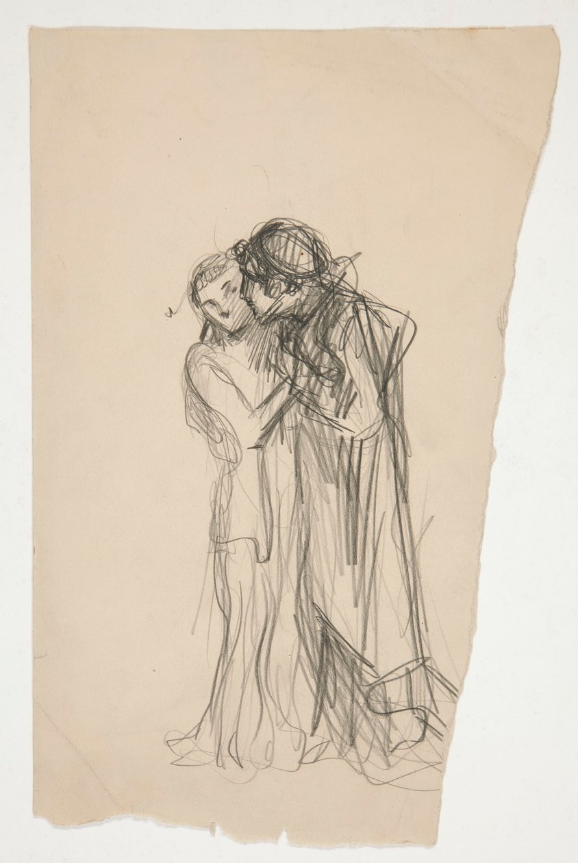 Studera för tolfte natten (?) av Edwin Austin Abbey