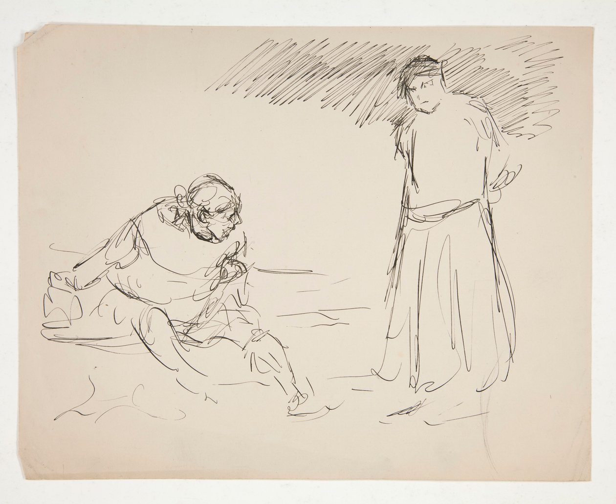 Studera för en oidentifierad Shakespeare-pjäs av Edwin Austin Abbey