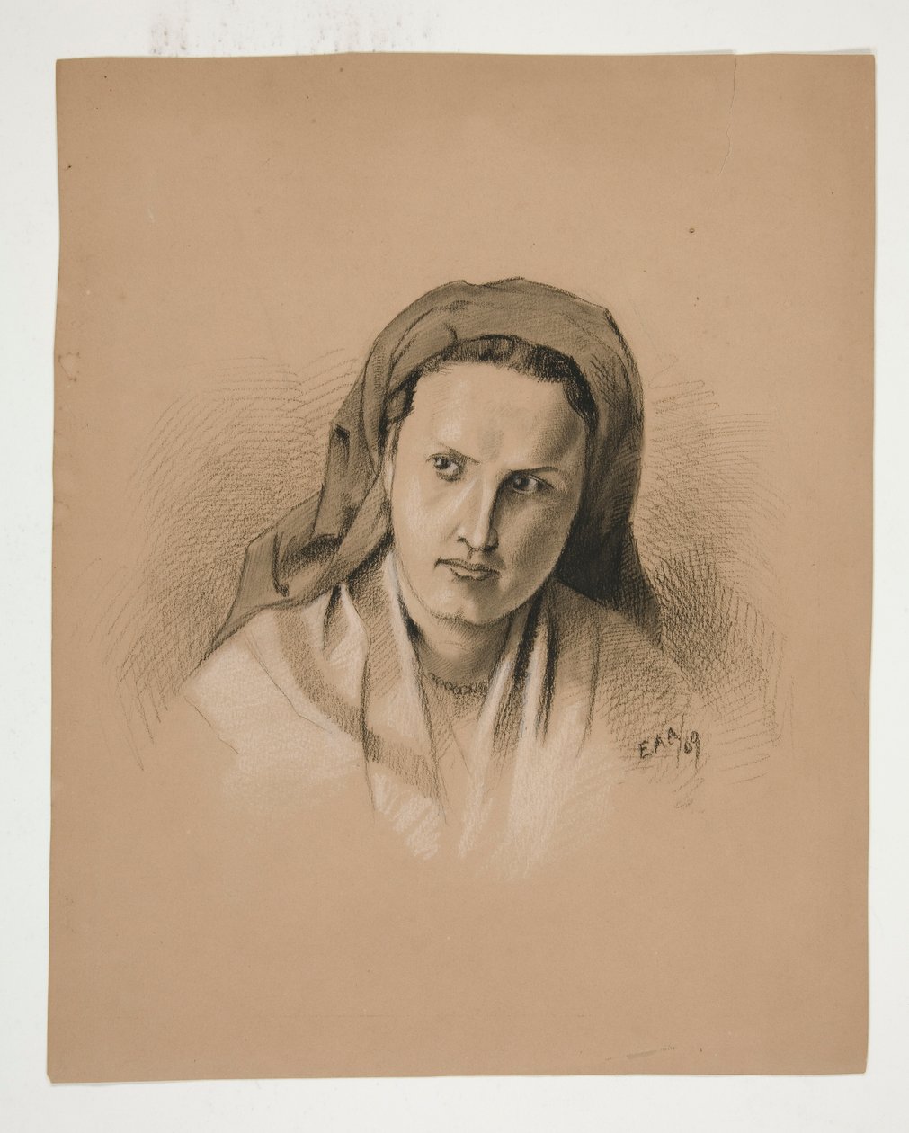 Studie av en kvinna av Edwin Austin Abbey