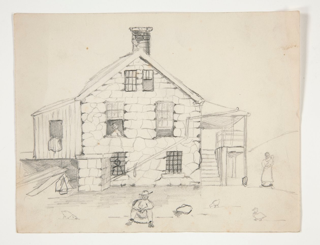 Howard County Gaol av Edwin Austin Abbey