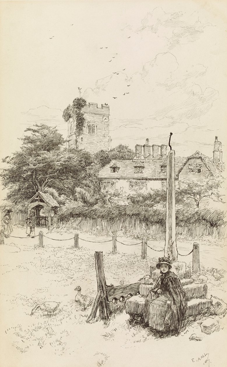 Prästen av Edwin Austin Abbey
