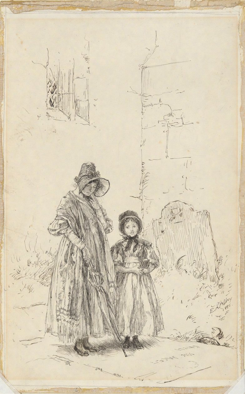 The Vicar, från The Quiet Life av Edwin Austin Abbey