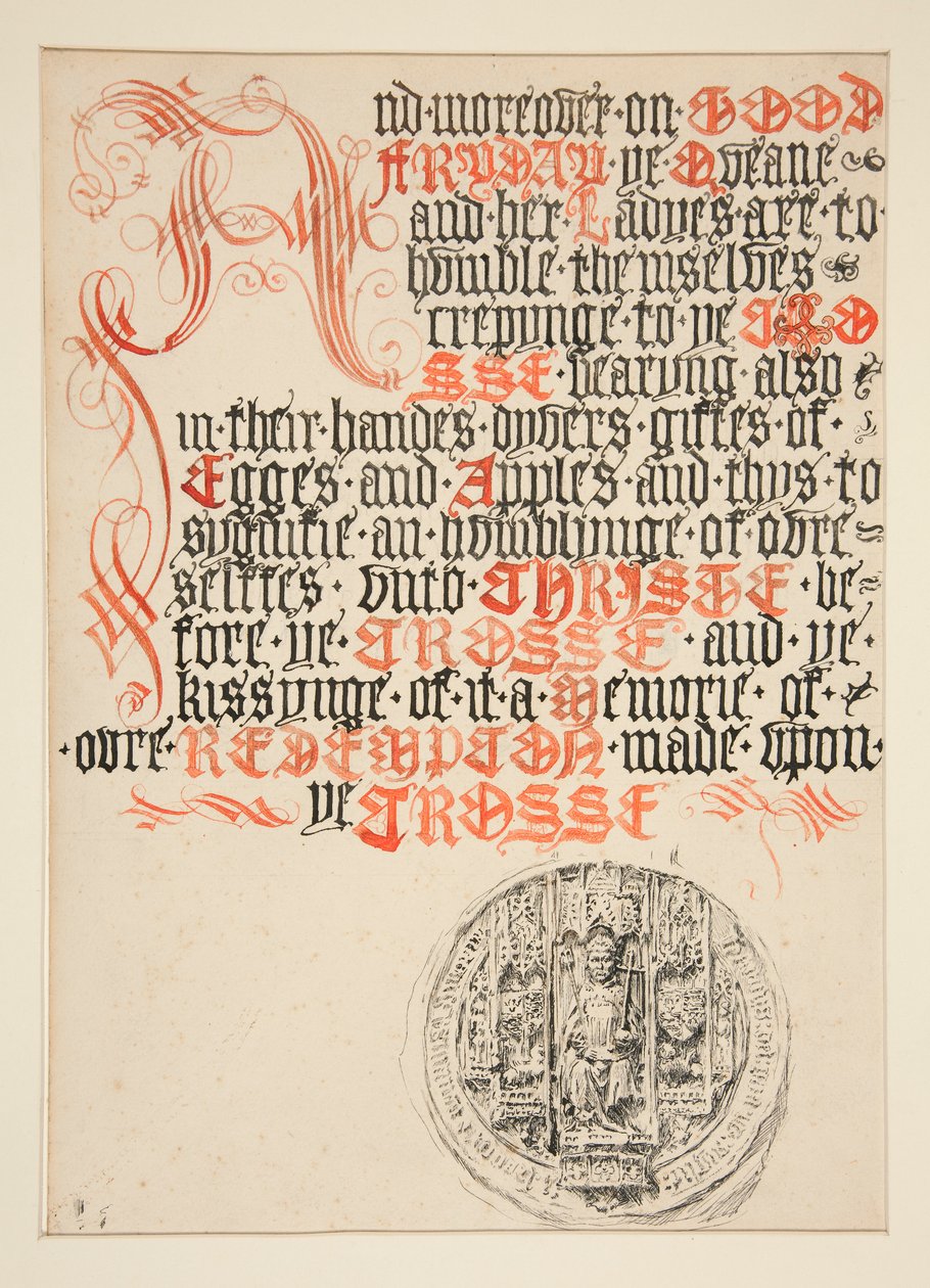 Titelsidesdesign, Scribner av Edwin Austin Abbey
